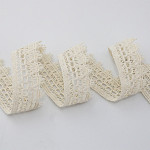 ENCAJE DE BOLITAS PARÁ 3,5cm CRUDO 10m / PARÁ BALL LACE 3,5cm RAW 10m