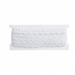 ENCAJE OJITO 1,6cm BLANCO 10m / MEDIUM BALL LACE 1,6cm WHITE 10m