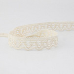 ENCAJE OJITO 1,6cm CRUDO 30m / MEDIUM BALL LACE 1,6cm RAW 30m