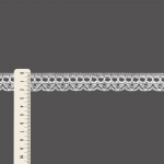ENCAJE OJITO 2,5cm BLANCO 30m / LACE BALL 2,5cm WHITE 30m