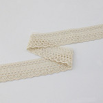 ENCAJE OJITO 5,3cm CRUDO 30m / LACE BALL 5,3cm RAW 30m