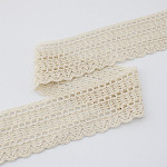 ENCAJE OJITO 7,5cm CRUDO 10m / LACE BALL 7,5cm RAW 10m