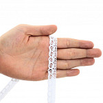 ENCAJE OJITO ANGOSTA 1,3cm BLANCO 30m / NARROW BALL LACE 1,3cm WHITE 30m