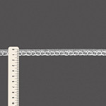 ENCAJE OJITO ANGOSTA 1,3cm BLANCO 30m / NARROW BALL LACE 1,3cm WHITE 30m