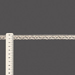 ENCAJE OJITO ANGOSTA 1,3cm CRUDO 30m / NARROW BALL LACE 1,3cm RAW 30m