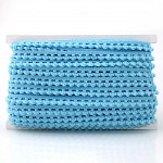 ENCAJE POMPÓN 1,2cm AZUL BEBÉ 30m / POM POM BALL LACE 1,2cm BABY BLUE 30m