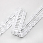 ENCAJE VAINILLA 2,1cm BLANCO 50m / LADDER LACE 2,1cm WHITE 50m