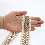 ENCAJE VAINILLA DOBLE 4cm YUTE/CRUDO 30m / DOUBLE LADDER LACE 3,8cm JUTE/RAW 30m