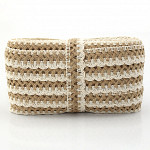 ENCAJE VAINILLA ONDULADO 2,4cm CRUDO/YUTE 30m  /  LADDER LACE SCROLL 2,4cm RAW/JUTE 30m