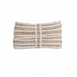 ENCAJE VAINILLA V 2,1cm CRUDO/YUTE 10m / LADDER LACE V JUTE 1,9cm RAW/JUTE 10m