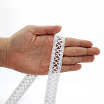 ENCAJE VAINILLA V 2cm BLANCO 30m / LADDER LACE V MILANÊ 2cm WHITE 30m