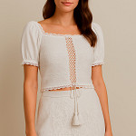 ENCAJE XX ESTRECHO 3,3cm BLANCO 30m / LACE XX NARROW 3,3cm WHITE 30m