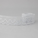 ENCAJE XX ESTRECHO 3,3cm BLANCO 30m / LACE XX NARROW 3,3cm WHITE 30m