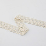 ENCAJE XX ESTRECHO 3,3cm CRUDO 30m / LACE XX NARROW 3,3cm RAW 30m