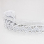 ENCAJE ZIG ZAG 3,2cm BLANCO 10m / ZIG ZAG LACE 3,2cm WHITE 10m