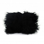 FEATHER FRINGE 10,5cm BLACK 10m / FLECO PLUMA 10,5cm NEGRO 10m