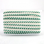 FINE CORD PIPING LACE 1,2cm CHAMPAGNE/GREEN 20m