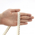FINE CORD PIPING LACE 1,2cm CHAMPAGNE/LIGHT SUEDE 20m