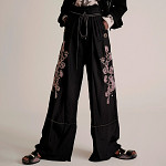 FINE ELASTIC CORD 4mm MEDIUM BROWN/WINE 100m