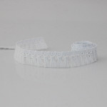FLECO BORLA 2,2cm BLANCO 10m / FRINGE TASSEL 2,2cm WHITE 10m