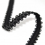 FLORA ELASTIC 1,1cm BLACK/SILVER 50m