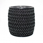 FLORA ELASTIC 1,1cm BLACK/SILVER 50m