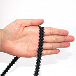 FLORA ELASTIC 1,1cm BLACK/SILVER 50m