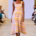 FLORA STRIPED LEAKED ELASTIC 5cm MUSTARD/ROSE/RAW 25m