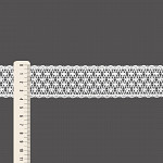 FLORENZA WAVY LACE 3,9cm RAW 30m