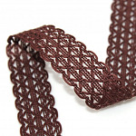 FLORIPA DOUBLE LACE 2,4cm BROWN 50m