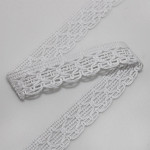 FLORIPA LACE 1,5cm WHITE 30m / ENCAJE FLORIPA 1,5cm BLANCO 30m