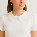 FLORIPA LACE 1cm WHITE 10m / ENCAJE FLORIPA 1cm BLANCO 10m