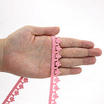 FLOWER LACE 1,6cm BABY PINK 30m