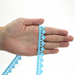 FLOWER LACE 1,6cm BLUE BABY 30m