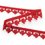 FLOWER LACE 1,6cm RED 30m