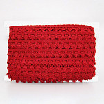 FLOWER LACE 1,6cm RED 30m