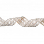 FLOWER LADDER LACE 4,8cm RAW 30m / ENCAJE VAINILLA FLOR 4,8cm CRUDO 30m