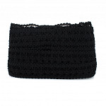 FLOWER PASSEMENTERIE MARCELINE 3,5cm BLACK 20m / PASAMANERÍA FLOR MARCELINE 3,5cm NEGRO 20m