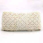 FLOWER TRIPLE BEAK LACE 6,2cm RAW 30m
