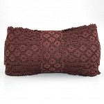 FLOWER TRIPLE BEAK LACE 6cm BROWN 30m