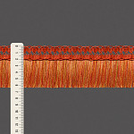 FRANJA MACRAMÊ ONDULADO 6,4cm TIJOLO/TANGERINA/VERMELHO CORAL/LARANJA/AMARELO/SALMÃO / MACRAMÊ WAVE FRINGE 6,4cm BRICK/TANGERINE/CORAL RED/ORANGE/YELLOW/SALMON 10m / FLECO MACRAMÉ ONDULADO 6,4cm TEJA/ MANDARINA/ROJO CORAL/NARANJA/AMARILLO/SALMÓN 10m