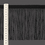 FRINGE BELLI 14,8cm BLACK 10m