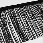 FRINGE BELLI 14,8cm BLACK 10m