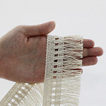 FRINGE BLANKET 5,7cm RAW 10m / FLECO MANTA 5,7cm CRUDO 10m
