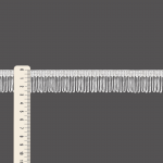 FRINGE VISCOSE 3cm WHITE 10m / FLECO VISCOSA 3cm BLANCO 10m
