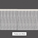 FRINGE VISCOSE 40cm RAW 10m / FLECO VISCOSA 40cm CRUDO 10m