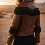 FRINGE WEST BELLI 9,5cm BLACK 10m