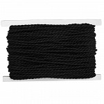 GITANA FINE CORD 4mm BLACK 30m / GITANA CORDÓN FINO 4mm NEGRO 30m