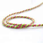 GITANA FINE CORD 4mm PINK/GREEN AVOCADO 30m / GITANA CORDÓN FINO 4mm ROSA/AGUACATE 30m