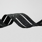 GLOW LEAKED ELASTIC 4,8cm BLACK/SILVER